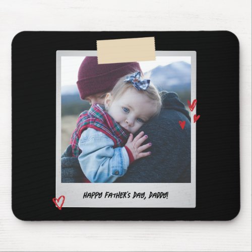 Fathers Day Photo New Dad Cool Daddy Mouse Pad
