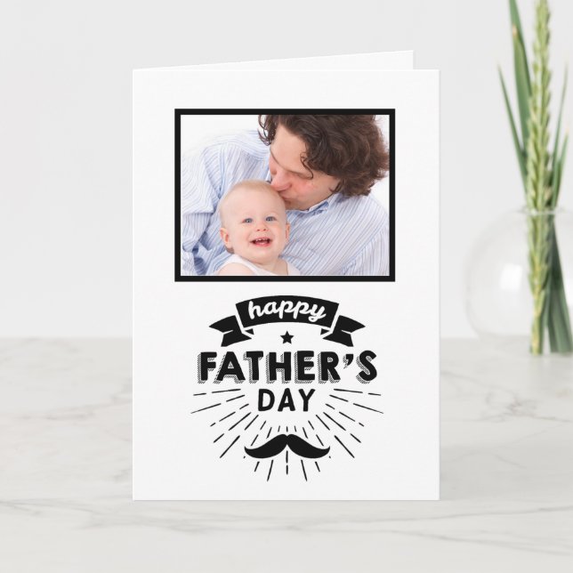 Fathers Day Photo Template Personalized (Front)