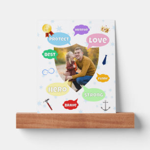 Fathers Day Photo Word Clouds Best Dad Father Picture Ledge