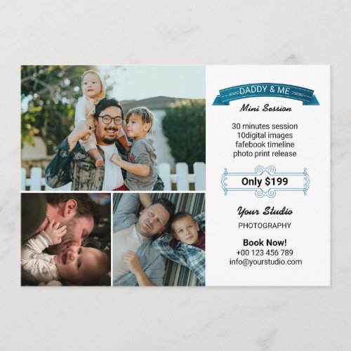 Father's Day Photography Mini Session Template