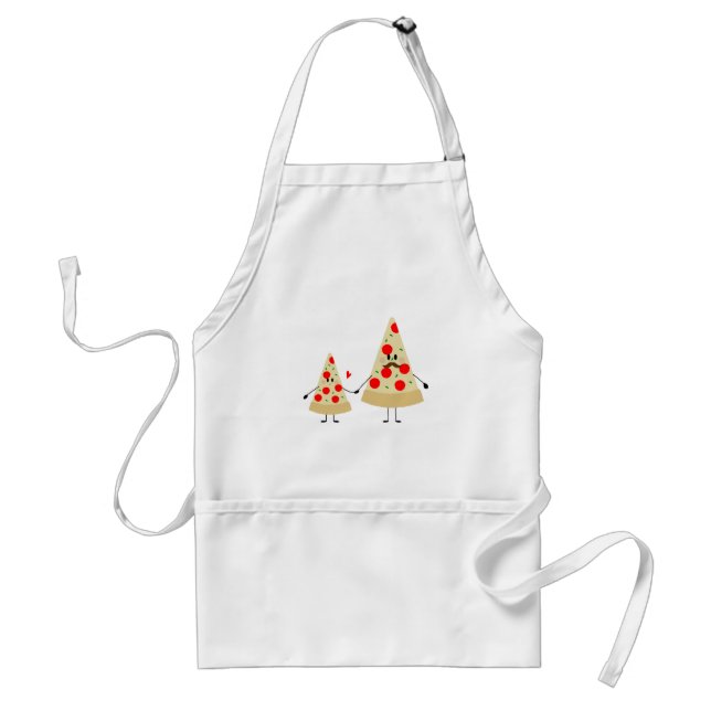 fathers day pizza adult apron (Front)