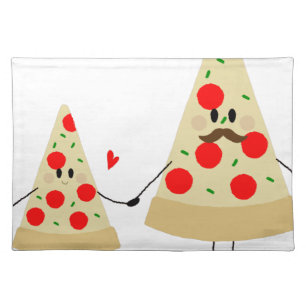 fathers day pizza cloth placemat