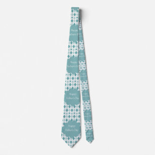 Fathers Day plaid Neck Tie