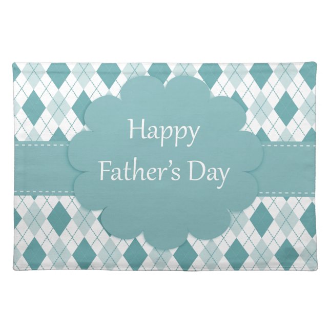 Fathers Day plaid Placemat (Front)