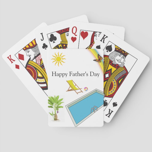 Father's Day Playing Card Deck (Back)