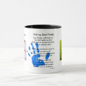 Fathers Day POEM PHOTO Mug - Hold My Hand Daddy (Center)