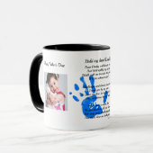 Fathers Day POEM PHOTO Mug - Hold My Hand Daddy (Front Left)