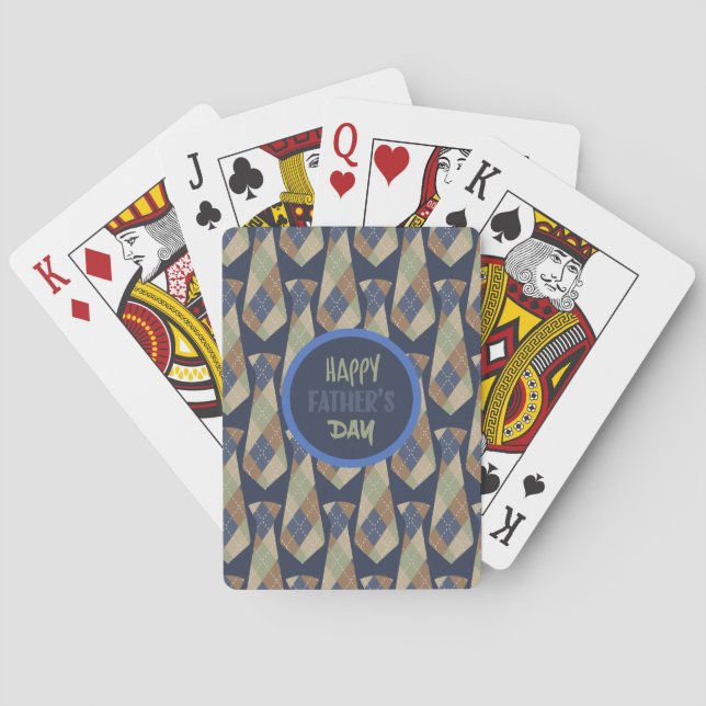 Father's Day  Poker Cards (Back)