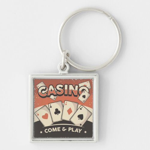 fATHERS DAY  Poker Cards Keychain