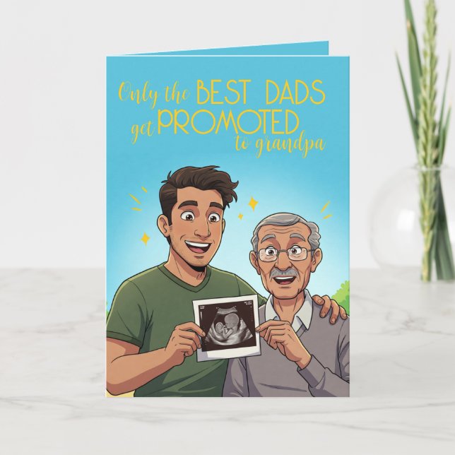 Father's Day Pregnancy Announcement card (Front)
