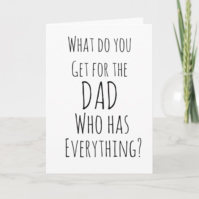 Father's Day pregnancy reveal new grandpa Holiday Card (Front)