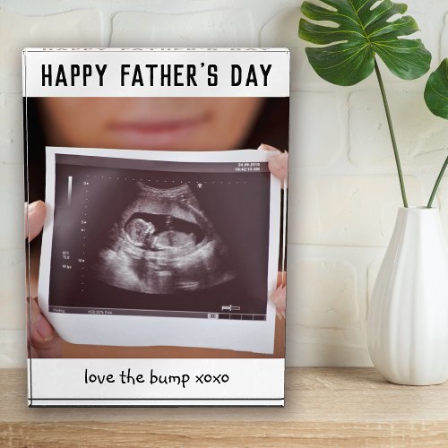 Fathers Day Pregnancy Scan  Photo Block