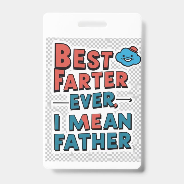 Fathers day presents  Ideas Badge (Front)