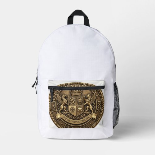 Father's Day Printed Backpack