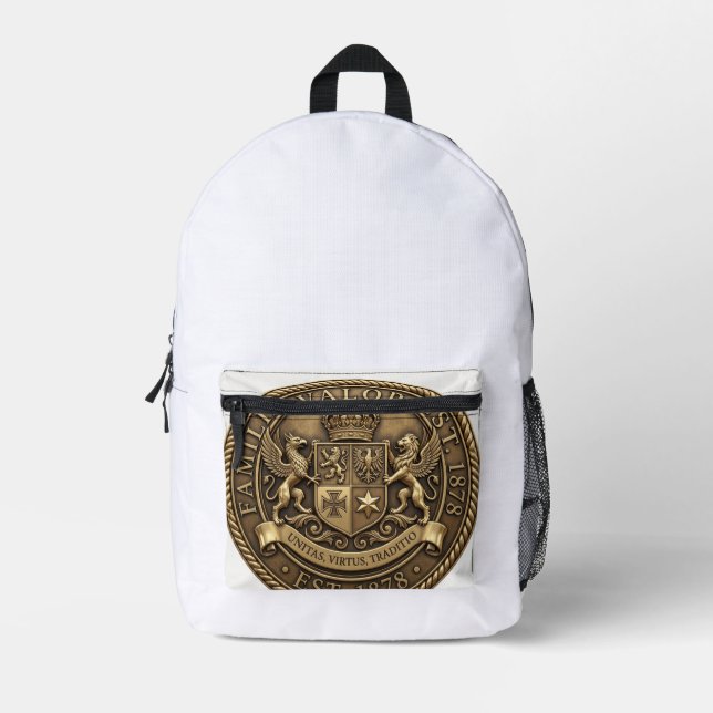 Father's Day Printed Backpack (Front)
