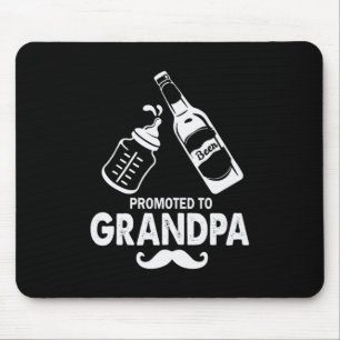 Father's Day Promoted To Grandpa Mouse Pad