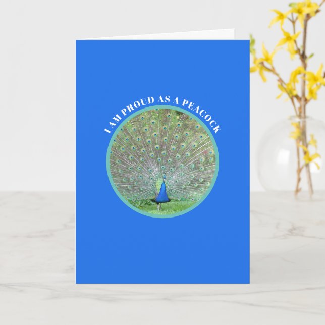 FATHER'S DAY/PROUD YOU'RE MY DAD/PERSONALIZE WITH  CARD (Yellow Flower)