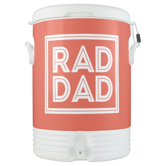 Father's Day - Rad Dad Beverage Cooler (Front)