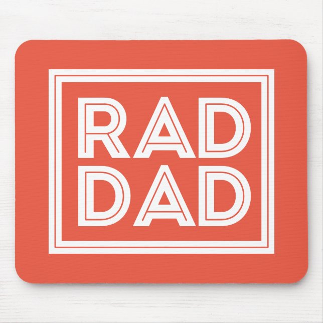 Father's Day - Rad Dad Mouse Pad (Front)