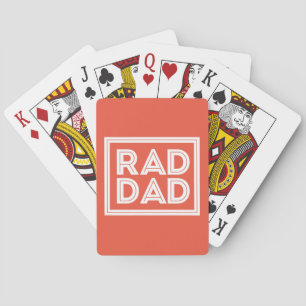 Father's Day - Rad Dad Poker Cards