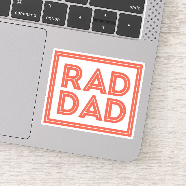 Father's Day - Rad Dad Sticker (Detail)