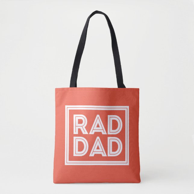 Father's Day - Rad Dad Tote Bag (Front)