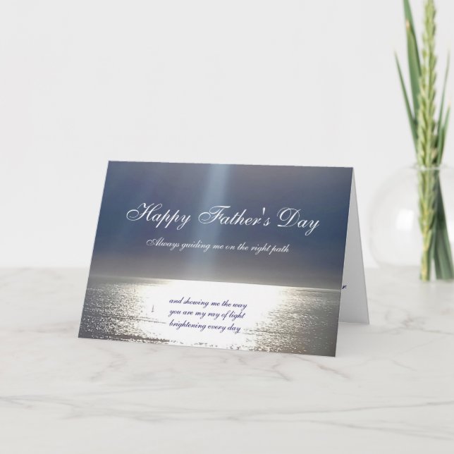 Father's Day Ray of Light Card (Front)