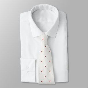Father's Day Red Polka Dots Festive. Neck Tie