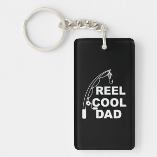 Father's Day Reel Cool Dad Keychain