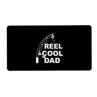 Father's Day Reel Cool Dad Label