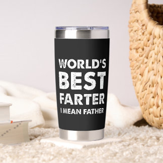 Father's Day Retro Dad World's Best Farter I Mean Insulated Tumbler