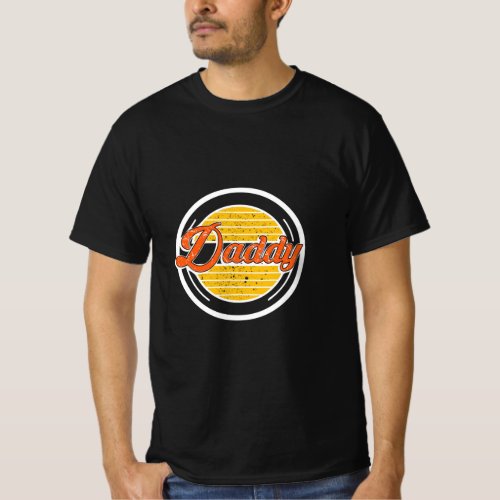 Fathers Day Retro Vintage Daddy T_Shirt
