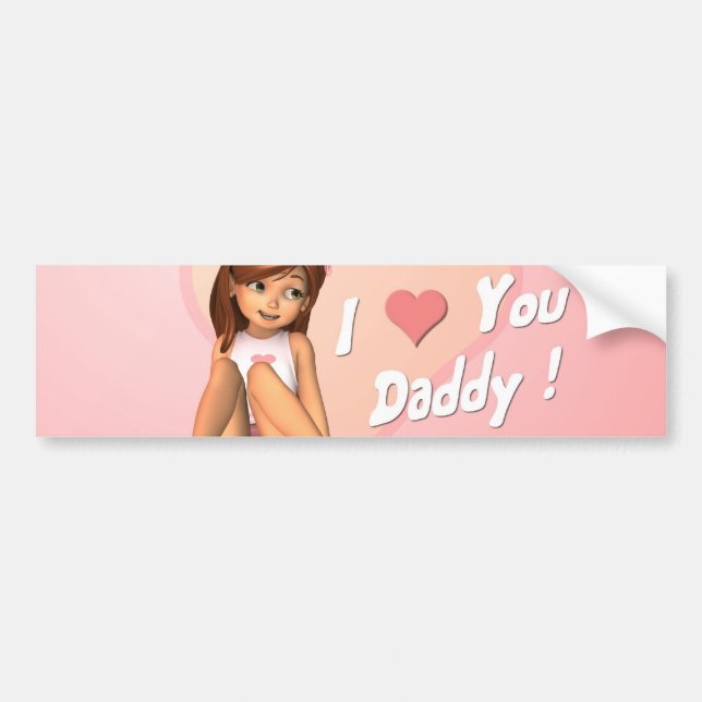 Fathers Day Sadie Bumper Sticker (Front)