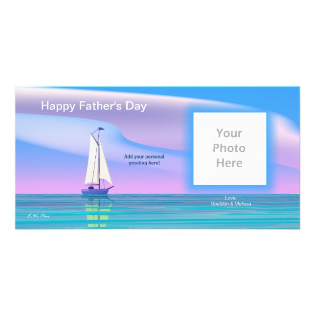 Father's Day Sail Away Card (Front)