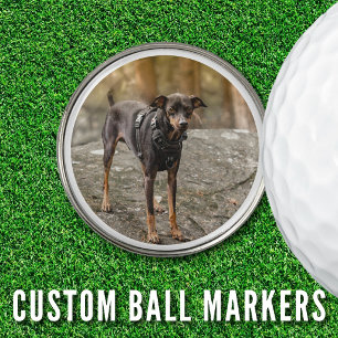 Fathers Day Scramble Golf Dad Any Photo Upload Ball Marker