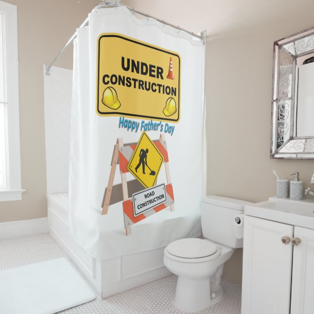 Father's Day Shower Curtain (In Situ)