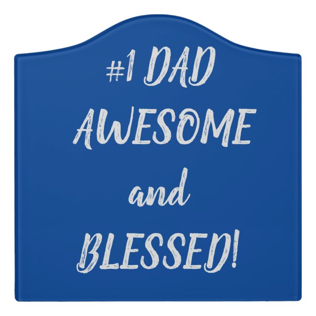 Father's day Sign  (Large Crest Front)