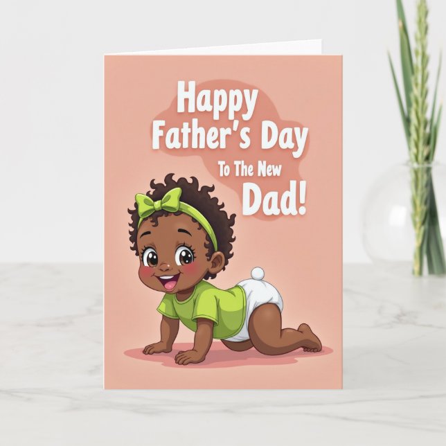 Fathers Day Sketch Design Card (Front)