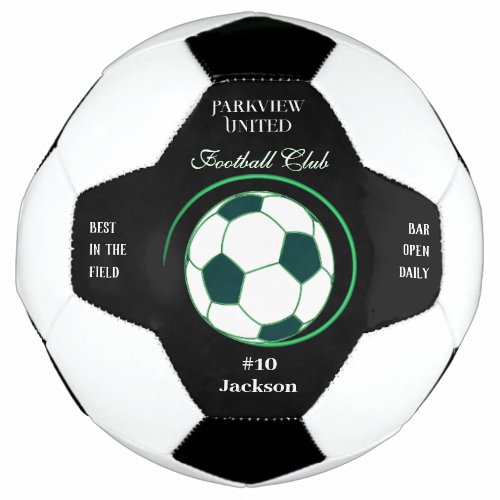 Fathers Day Soccer Football Club Soccer Ball