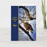 Father's Day Son - Bald Eagle Card