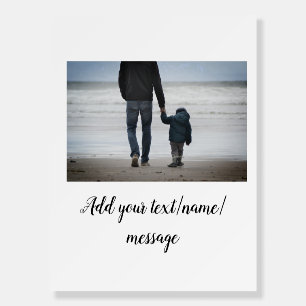 father's day son father dad add photo text dad gif foam board