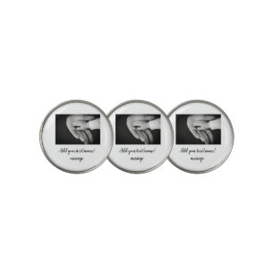 father's day son father dad add photo text dad gif golf ball marker