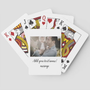 father's day son father dad add photo text dad gif poker cards
