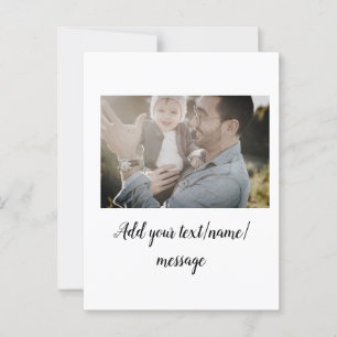 father's day son father dad add photo text dad gif postcard