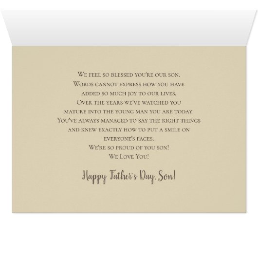 Father's Day- Son - Window View -Covered Bridge (Inside Horizontal (Bottom))