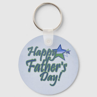 fathers day Star Dad Keychain