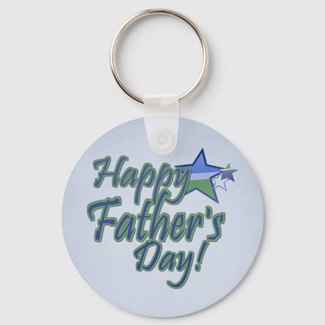 fathers day Star Dad Keychain (Front)