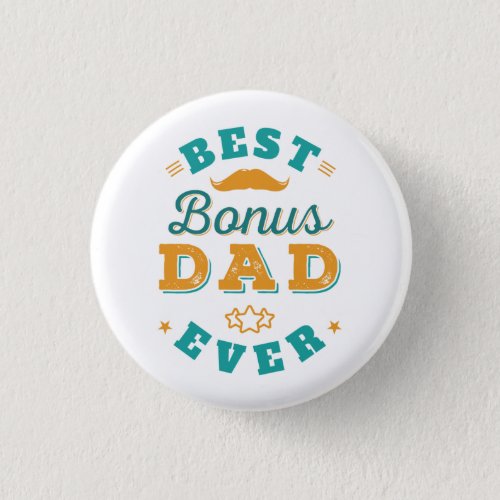 Fathers Day Stepdad Keepsake Novelty Button