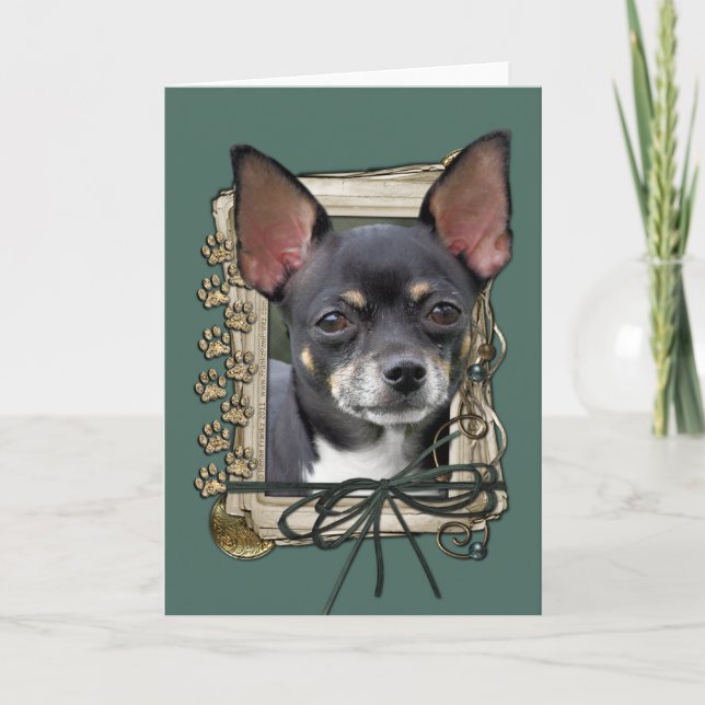 Fathers Day - Stone Paws - Chihuahua - Isabella Card (Front)