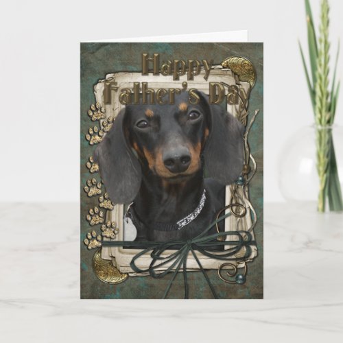 Fathers Day _ Stone Paws _ Dachshund _ Winston Card